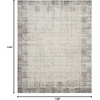 image:imageNourison Home Elation Ivory Grey 53 x 73 Area Rug  Easy Clean Non Shedding Bed Room Living Room Dining Room Kitchen 5 x 7Ivory Grey