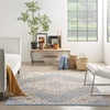 image:imageNourison Home Elation Ivory Grey 9 x 12 Area Rug  Easy Clean Non Shedding Bed Room Living Room Dining Room Kitchen 9 x 12Ivory Blue