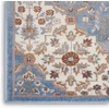 image:imageNourison Home Elation Ivory Grey 9 x 12 Area Rug  Easy Clean Non Shedding Bed Room Living Room Dining Room Kitchen 9 x 12Ivory Blue