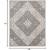 image:imageNourison Home Elation Ivory Grey 9 x 12 Area Rug  Easy Clean Non Shedding Bed Room Living Room Dining Room Kitchen 9 x 12Ivory Grey