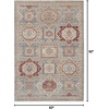 image:imageNourison Home Enchanting Home Farmhouse amp Country BlueBrick 3 x 5 Area Rug Easy Cleaning Non Shedding Bed Room Living Room Dining Room Kitchen 3x5BlueMulticolor