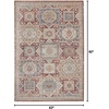 image:imageNourison Home Enchanting Home Farmhouse amp Country BlueBrick 3 x 5 Area Rug Easy Cleaning Non Shedding Bed Room Living Room Dining Room Kitchen 3x5BlueBrick