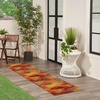 image:imageNourison Home Essentials Flame 4 x Round Area Rug  Easy Clean Non Shedding Bed Room Living Room Dining Room Kitchen 4 x RoundFlame