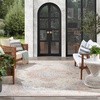 image:imageNourison Home Essentials IndoorOutdoor Distressed Beige Rust 6 x 9 Area Rug Non Shedding Easy Care Pet FriendlyBeige Blue