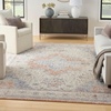 image:imageNourison Home Essentials IndoorOutdoor Distressed Beige Rust 6 x 9 Area Rug Non Shedding Easy Care Pet FriendlyBeige Blue
