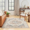 image:imageNourison Home Essentials IndoorOutdoor Distressed Beige Rust 6 x 9 Area Rug Non Shedding Easy Care Pet FriendlyBeige Blue