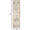 image:imageNourison Home Essentials IndoorOutdoor Distressed Beige Rust 6 x 9 Area Rug Non Shedding Easy Care Pet FriendlyBeige Blue