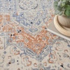 image:imageNourison Home Essentials IndoorOutdoor Distressed Beige Rust 6 x 9 Area Rug Non Shedding Easy Care Pet FriendlyBeige Blue