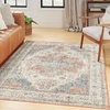 image:imageNourison Home Essentials IndoorOutdoor Distressed Beige Rust 6 x 9 Area Rug Non Shedding Easy Care Pet FriendlyBeige Blue