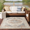 image:imageNourison Home Essentials IndoorOutdoor Distressed Beige Rust 6 x 9 Area Rug Non Shedding Easy Care Pet FriendlyBeige Blue