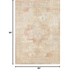 image:imageNourison Home Essentials IndoorOutdoor Distressed Beige Rust 6 x 9 Area Rug Non Shedding Easy Care Pet FriendlyBeige Rust