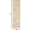 image:imageNourison Home Essentials IndoorOutdoor Distressed Beige Rust 6 x 9 Area Rug Non Shedding Easy Care Pet FriendlyBeige Rust