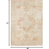 image:imageNourison Home Essentials IndoorOutdoor Distressed Beige Rust 6 x 9 Area Rug Non Shedding Easy Care Pet FriendlyBeige Rust
