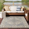 image:imageNourison Home Essentials IndoorOutdoor Distressed Beige Rust 6 x 9 Area Rug Non Shedding Easy Care Pet FriendlyBlue