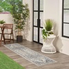 image:imageNourison Home Essentials IndoorOutdoor Distressed Beige Rust 6 x 9 Area Rug Non Shedding Easy Care Pet FriendlyBlue
