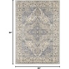 image:imageNourison Home Essentials IndoorOutdoor Distressed Beige Rust 6 x 9 Area Rug Non Shedding Easy Care Pet FriendlyBlue