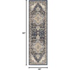 image:imageNourison Home Essentials IndoorOutdoor Distressed Beige Rust 6 x 9 Area Rug Non Shedding Easy Care Pet FriendlyNavy