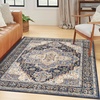 image:imageNourison Home Essentials IndoorOutdoor Distressed Beige Rust 6 x 9 Area Rug Non Shedding Easy Care Pet FriendlyNavy