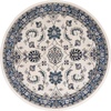 image:imageNourison Home Essentials Outdoor Ivory Blue 5 x 7 Area Rug Easy Clean Non Shedding Bed Room Living Room Dining Room Deck Backyard Patio 5x7Ivory Blue