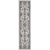 image:imageNourison Home Essentials Outdoor Ivory Blue 5 x 7 Area Rug Easy Clean Non Shedding Bed Room Living Room Dining Room Deck Backyard Patio 5x7Ivory Blue