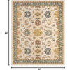 image:imageNourison Home Essentials Outdoor Ivory Blue 5 x 7 Area Rug Easy Clean Non Shedding Bed Room Living Room Dining Room Deck Backyard Patio 5x7Ivory Gold