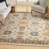 image:imageNourison Home Essentials Outdoor Ivory Blue 5 x 7 Area Rug Easy Clean Non Shedding Bed Room Living Room Dining Room Deck Backyard Patio 5x7Ivory Gold