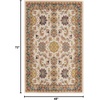 image:imageNourison Home Essentials Outdoor Ivory Blue 5 x 7 Area Rug Easy Clean Non Shedding Bed Room Living Room Dining Room Deck Backyard Patio 5x7Ivory Gold