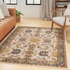 image:imageNourison Home Essentials Outdoor Ivory Blue 5 x 7 Area Rug Easy Clean Non Shedding Bed Room Living Room Dining Room Deck Backyard Patio 5x7Ivory Gold