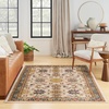 image:imageNourison Home Essentials Outdoor Ivory Blue 5 x 7 Area Rug Easy Clean Non Shedding Bed Room Living Room Dining Room Deck Backyard Patio 5x7Ivory Gold