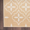 image:imageNourison Home Essentials Outdoor Navy Ivory 5 x 7 Area Rug Easy Cleaning Non Shedding Bed Room Living Room Dining Room Deck Backyard Patio 5x7Beige Ivory