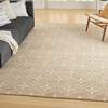 image:imageNourison Home Essentials Outdoor Navy Ivory 5 x 7 Area Rug Easy Cleaning Non Shedding Bed Room Living Room Dining Room Deck Backyard Patio 5x7Beige Ivory