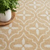 image:imageNourison Home Essentials Outdoor Navy Ivory 5 x 7 Area Rug Easy Cleaning Non Shedding Bed Room Living Room Dining Room Deck Backyard Patio 5x7Beige Ivory