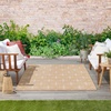 image:imageNourison Home Essentials Outdoor Navy Ivory 5 x 7 Area Rug Easy Cleaning Non Shedding Bed Room Living Room Dining Room Deck Backyard Patio 5x7Beige Ivory