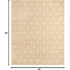 image:imageNourison Home Essentials Outdoor Navy Ivory 5 x 7 Area Rug Easy Cleaning Non Shedding Bed Room Living Room Dining Room Deck Backyard Patio 5x7Beige Ivory