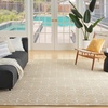 image:imageNourison Home Essentials Outdoor Navy Ivory 5 x 7 Area Rug Easy Cleaning Non Shedding Bed Room Living Room Dining Room Deck Backyard Patio 5x7Beige Ivory