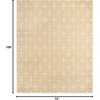 image:imageNourison Home Essentials Outdoor Navy Ivory 5 x 7 Area Rug Easy Cleaning Non Shedding Bed Room Living Room Dining Room Deck Backyard Patio 5x7Beige Ivory