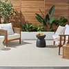 image:imageNourison Home Essentials Outdoor Navy Ivory 5 x 7 Area Rug Easy Cleaning Non Shedding Bed Room Living Room Dining Room Deck Backyard Patio 5x7Beige Ivory