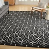 image:imageNourison Home Essentials Outdoor Navy Ivory 5 x 7 Area Rug Easy Cleaning Non Shedding Bed Room Living Room Dining Room Deck Backyard Patio 5x7Black Ivory