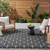 image:imageNourison Home Essentials Outdoor Navy Ivory 5 x 7 Area Rug Easy Cleaning Non Shedding Bed Room Living Room Dining Room Deck Backyard Patio 5x7Black Ivory