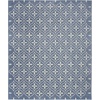 image:imageNourison Home Essentials Outdoor Navy Ivory 5 x 7 Area Rug Easy Cleaning Non Shedding Bed Room Living Room Dining Room Deck Backyard Patio 5x7Blue Ivory