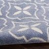 image:imageNourison Home Essentials Outdoor Navy Ivory 5 x 7 Area Rug Easy Cleaning Non Shedding Bed Room Living Room Dining Room Deck Backyard Patio 5x7Blue Ivory