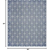 image:imageNourison Home Essentials Outdoor Navy Ivory 5 x 7 Area Rug Easy Cleaning Non Shedding Bed Room Living Room Dining Room Deck Backyard Patio 5x7Blue Ivory