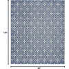 image:imageNourison Home Essentials Outdoor Navy Ivory 5 x 7 Area Rug Easy Cleaning Non Shedding Bed Room Living Room Dining Room Deck Backyard Patio 5x7Blue Ivory