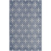 image:imageNourison Home Essentials Outdoor Navy Ivory 5 x 7 Area Rug Easy Cleaning Non Shedding Bed Room Living Room Dining Room Deck Backyard Patio 5x7Blue Ivory