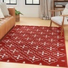 image:imageNourison Home Essentials Outdoor Navy Ivory 5 x 7 Area Rug Easy Cleaning Non Shedding Bed Room Living Room Dining Room Deck Backyard Patio 5x7Brick Ivory
