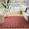 image:imageNourison Home Essentials Outdoor Navy Ivory 5 x 7 Area Rug Easy Cleaning Non Shedding Bed Room Living Room Dining Room Deck Backyard Patio 5x7Brick Ivory