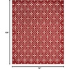 image:imageNourison Home Essentials Outdoor Navy Ivory 5 x 7 Area Rug Easy Cleaning Non Shedding Bed Room Living Room Dining Room Deck Backyard Patio 5x7Brick Ivory