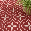 image:imageNourison Home Essentials Outdoor Navy Ivory 5 x 7 Area Rug Easy Cleaning Non Shedding Bed Room Living Room Dining Room Deck Backyard Patio 5x7Brick Ivory