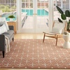 image:imageNourison Home Essentials Outdoor Navy Ivory 5 x 7 Area Rug Easy Cleaning Non Shedding Bed Room Living Room Dining Room Deck Backyard Patio 5x7Copper