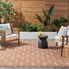 image:imageNourison Home Essentials Outdoor Navy Ivory 5 x 7 Area Rug Easy Cleaning Non Shedding Bed Room Living Room Dining Room Deck Backyard Patio 5x7Copper